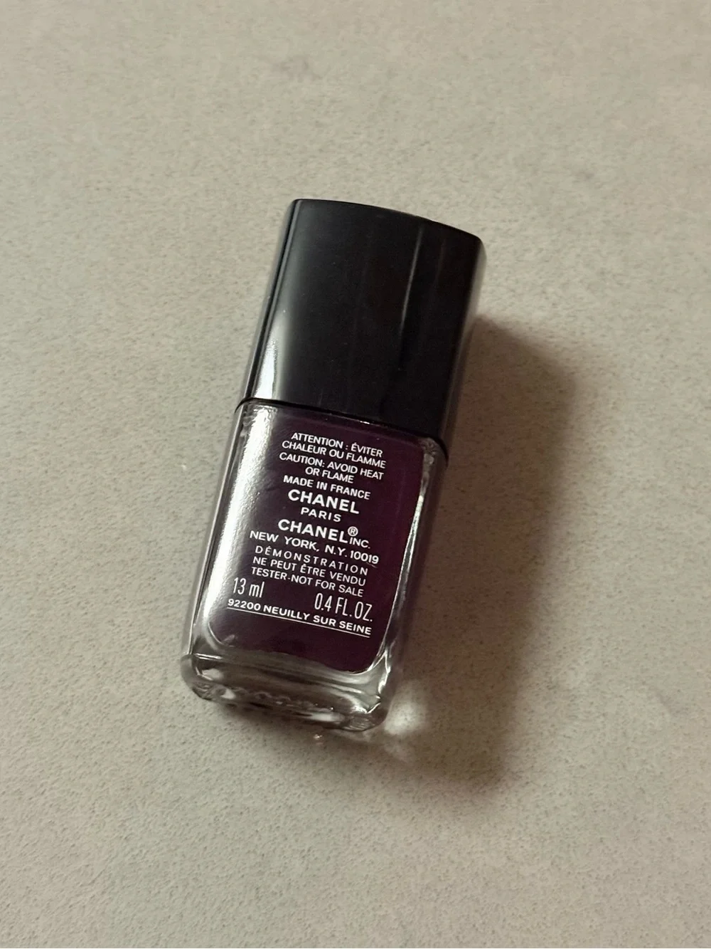 Chanel Le Vernis 628 Prune Dramatique Nail Polish
